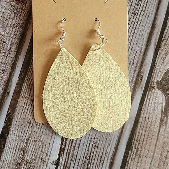 Handmade Faux Leather Earrings Bundle - Picture 2 of 14